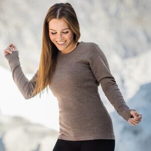 WOOLX Hannah Brown Long Sleeve Top